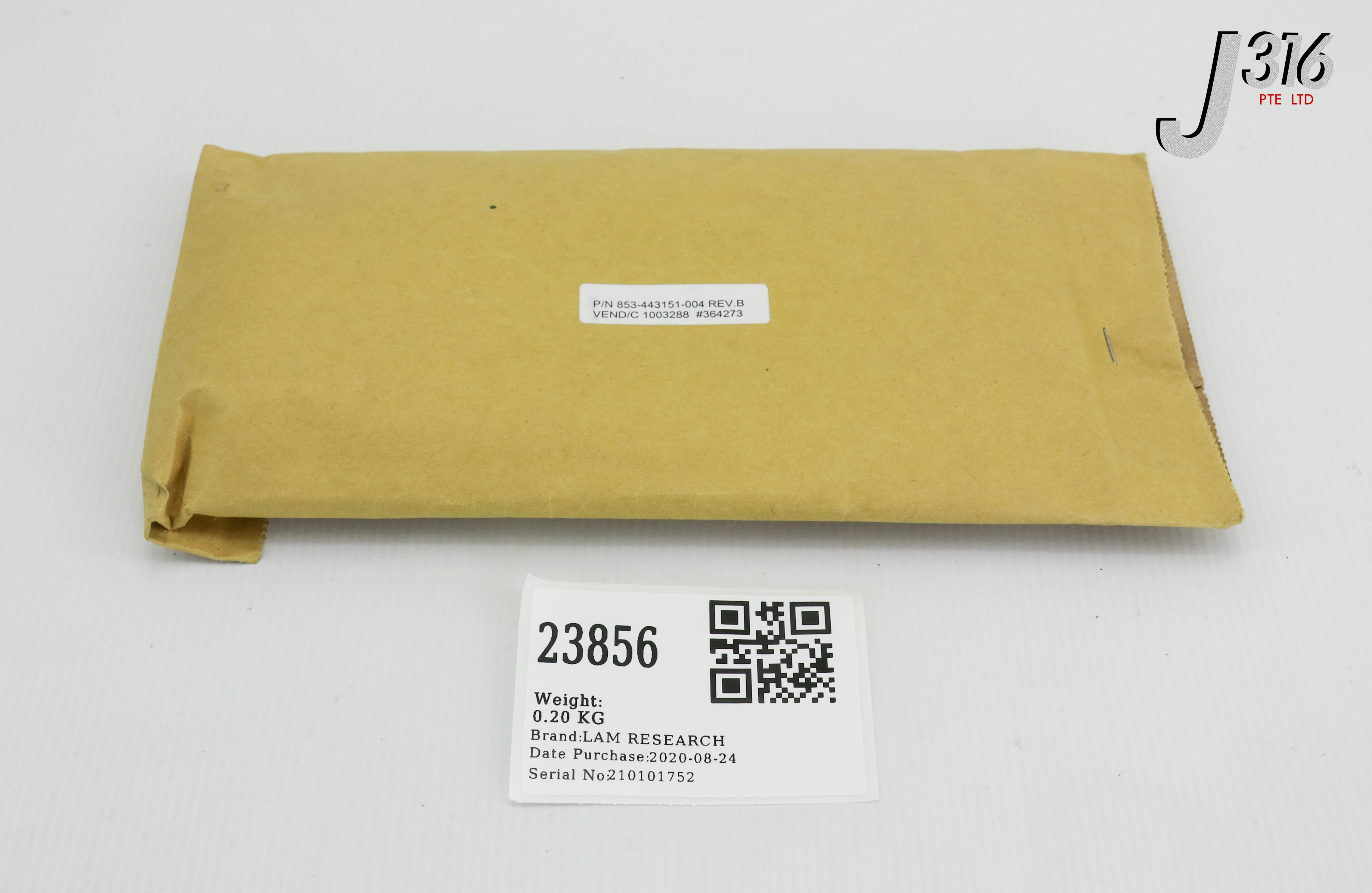Summer　SALE　⑤ 23856 LAM RESEARCH RTNR WDO,TPL MONOCHROMETE (NEW) 853-443151-004